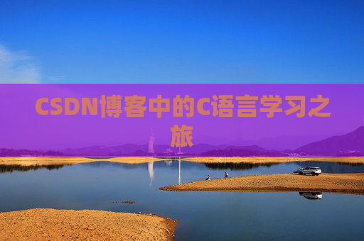 CSDN博客中的C语言学习之旅